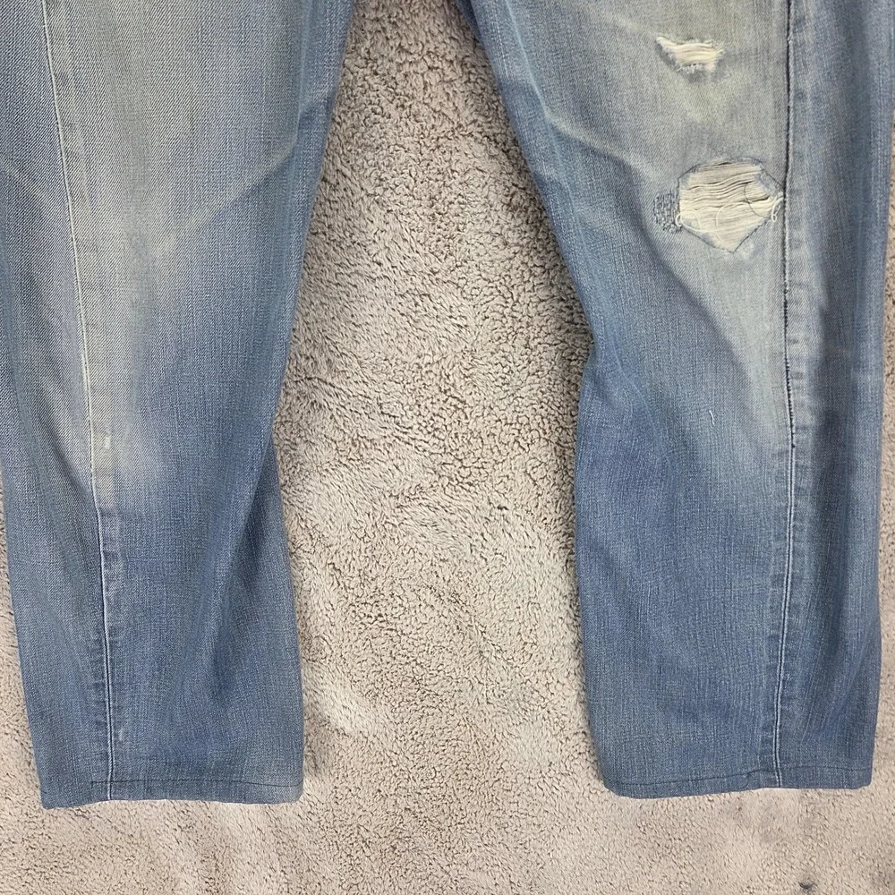 VTG Levis Engineered Jeans Mens Blue Twisted Button Fly Light Wash Fits 31x26